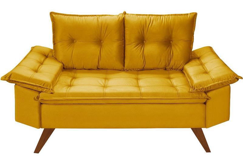 Imagem de Sofa Namoradeira Bariloche 2 Lugares em Suede