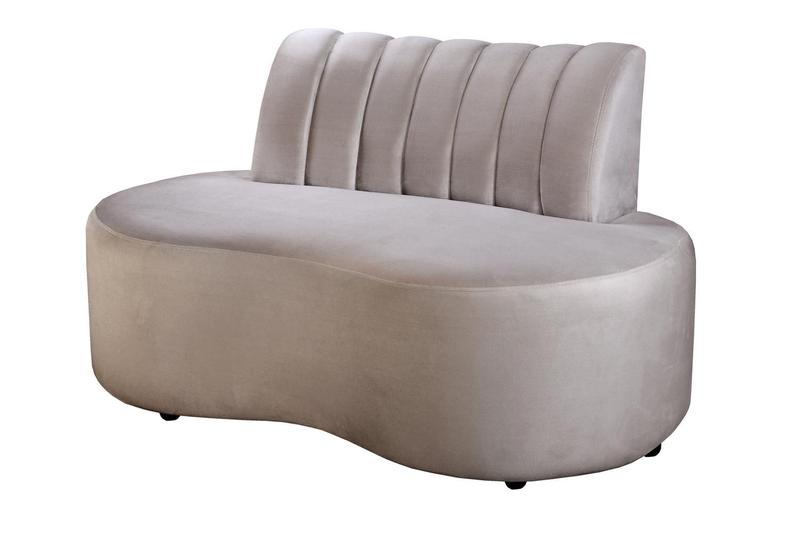 Imagem de Sofa Namoradeira Curvo Orgânico Doha Decoração