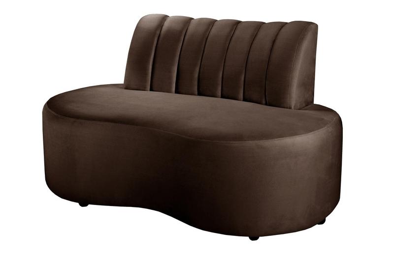 Imagem de Sofa Namoradeira Curvo Orgânico Doha Decoração