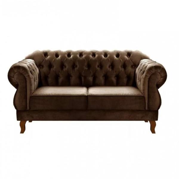 Imagem de Sofá Namoradeira Duquesa 2 Lugares Chesterfield Imperial Bella Decor