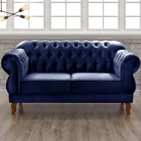 Imagem de Sofá Namoradeira Duquesa 2 Lugares Chesterfield Imperial Bella Decor