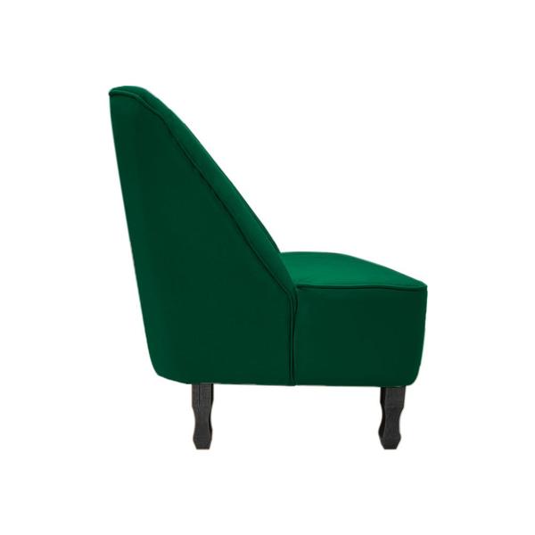 Imagem de Sofá Namoradeira Poltrona Decorativa 2 Lugares Teles Suede Verde Militar