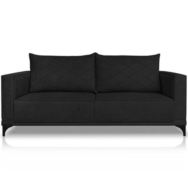 Imagem de Sofa Nori 2 Lugares Pes De Ferro 180cm Linho Boucle 3304 Ezz