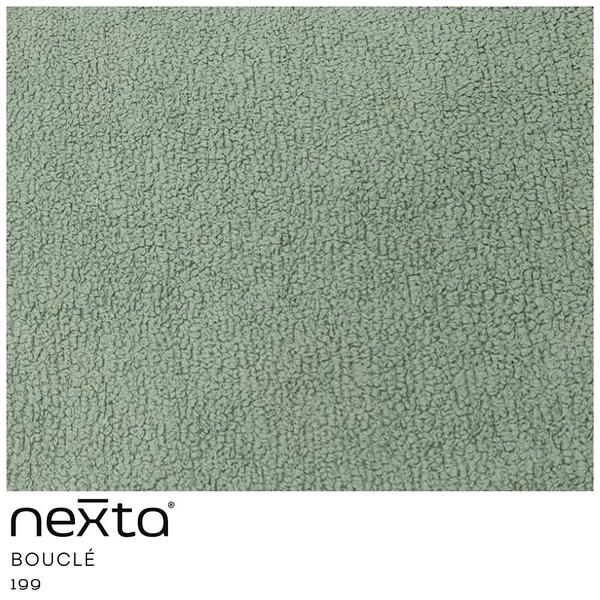 Imagem de Sofá Orgânico 03 Lugares 210cm Mônaco Bouclé Verde Claro - Nexta Casa