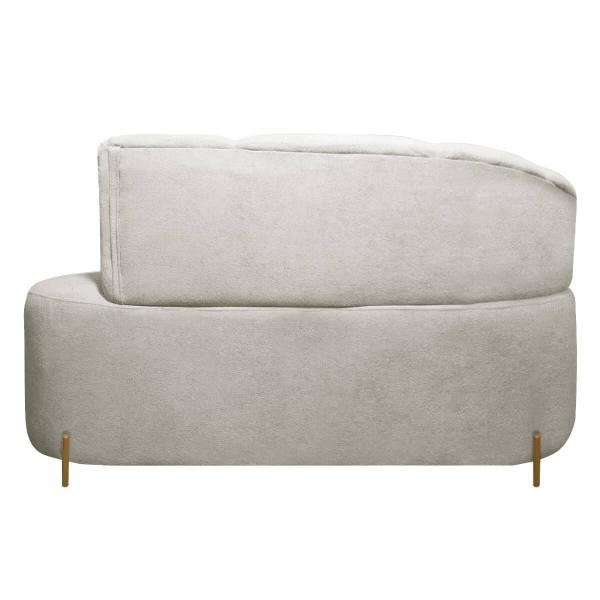 Imagem de Sofá Orgânico Grécia  2 Lugares 145cm Linho Bouclê Bege SOFA STORE