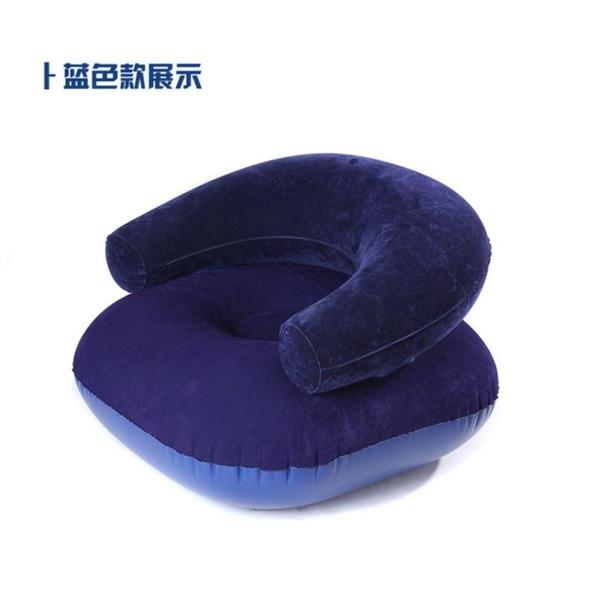 Imagem de Sofa poltrona inflavel ultra lounge cadeira cama colchao portatil quarto sala jardim piscina com kit reparo luxo