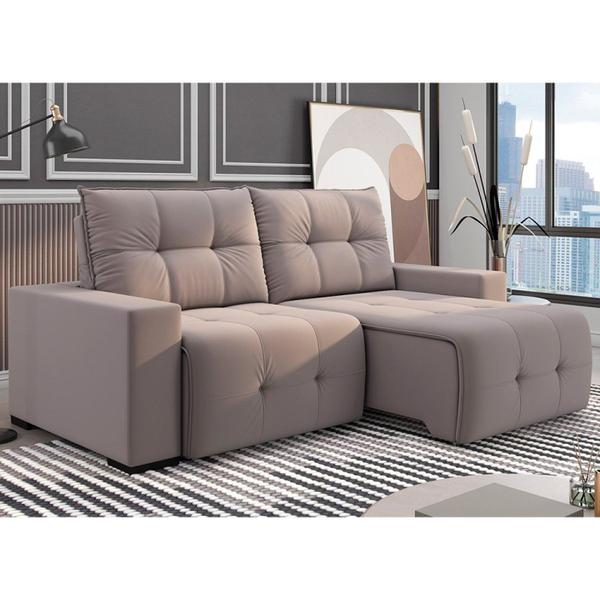 Imagem de Sofa Retrátil e Reclinável 5 Lugares Noruega 290cm