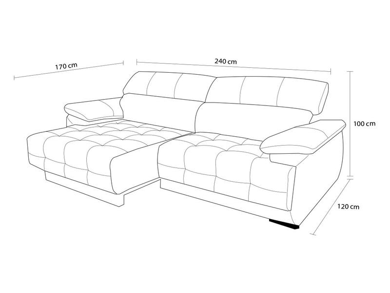 Imagem de Sofá Retrátil e Reclinável de Couro Filipinas 2,40 m Marrom Bicolor - Mempra Design