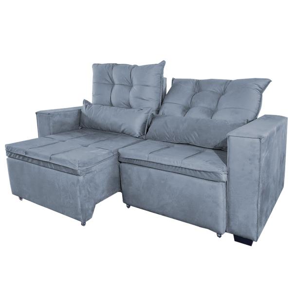 Imagem de  Sofa Retratil e Reclinavel Julia 2 Metros Espuma