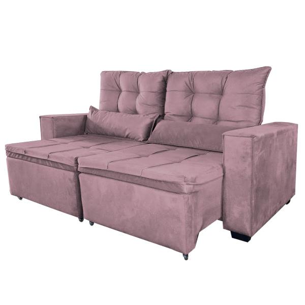 Imagem de  Sofa Retratil e Reclinavel Julia 2 Metros Espuma