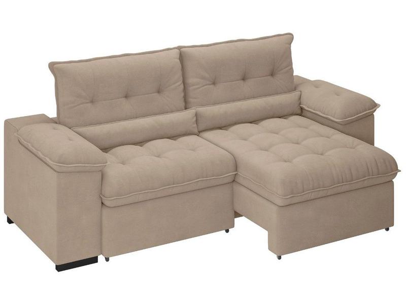 Sofá Retrátil Reclinável 3 Lugares Suede Veludo - Arezzo BestHouse Sofá Retrátil Reclinável 3 Lugares Suede Veludo - Arezzo BestHouse