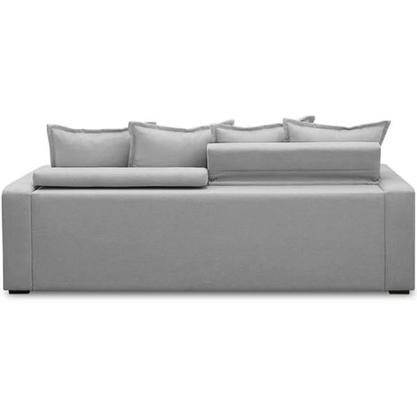 Imagem de Sofá Retrátil Reclinável Para Sala de Estar Living 195cm Vêneto F04 Bouclê Cinza - Lyam Decor