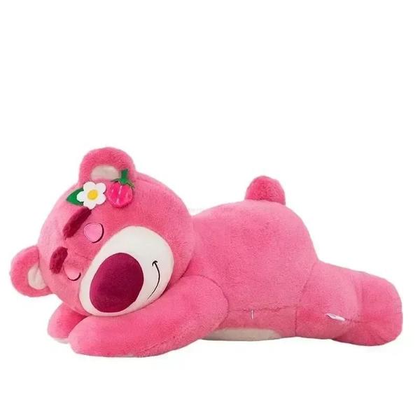 Imagem de Sofá Travesseiro de Pelúcia Lotso Ursinho - 90cm - Brinquedo de Pelúcia para Meninas