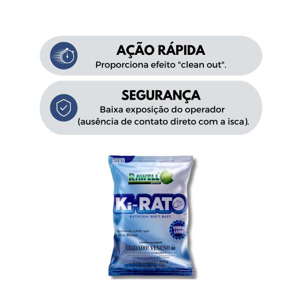 Imagem de Soft Bait Isca Macia Ki-Rato 200gr com Atrativo