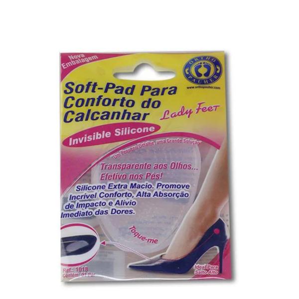 Imagem de Soft-pad para conforto do calcanhar lady feet de silicone  1018 - ortho pauher