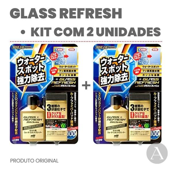 Imagem de Soft99 Glass Refresh Removedor De Manchas De Vidros 2 Unid.