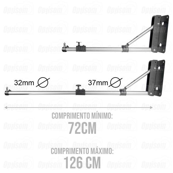 Imagem de Softbox 50x70 Greika Quadruplo para Lampadas com Suporte de parede e Teto WF-806F