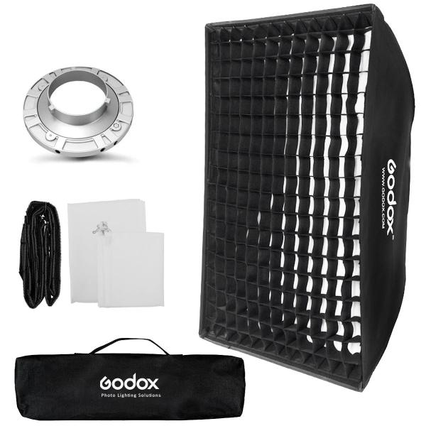 Imagem de Softbox Bowens Com Grid 60x90cm Godox Para Flash Tocha, Iluminadores Led