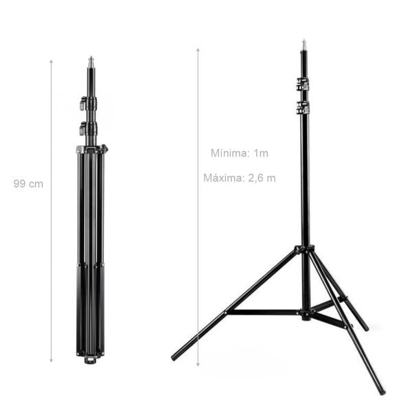 Imagem de Softbox Globo Lanterna Godox 65cm Cs-65d Encaixe Bowens Com Tripé Robusto 2,6 M