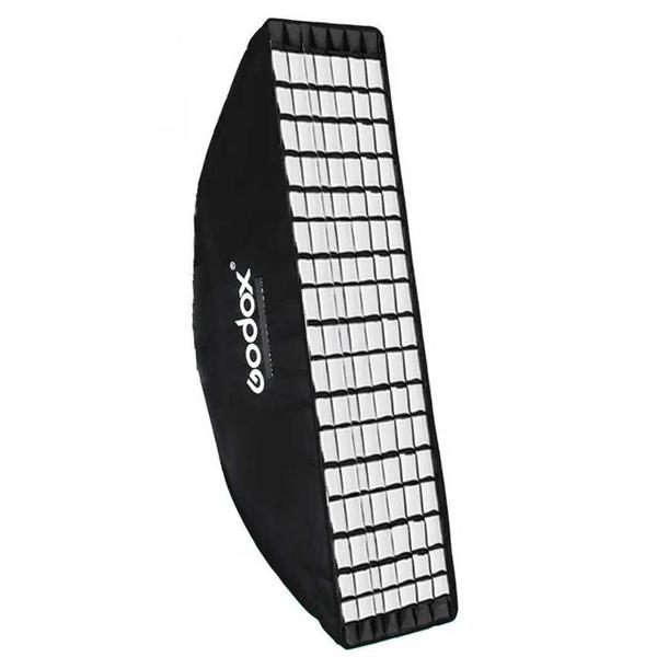 Softbox Godox SB-WB 35x160cm Retangular Strip Light com Grid para Flash com Sistema Bowen - Greika Imagem de Softbox Godox SB-WB 35x160cm Retangular Strip Light com Grid para Flash com Sistema Bowen