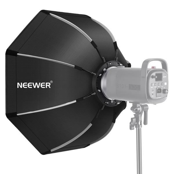 Imagem de Softbox Neewer octogonal de 65 cm com suporte Bowens para estúdio