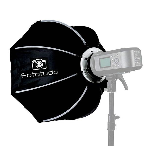 Imagem de Softbox Octabox Fototudo 120 com encaixe Bowens E Colmeia