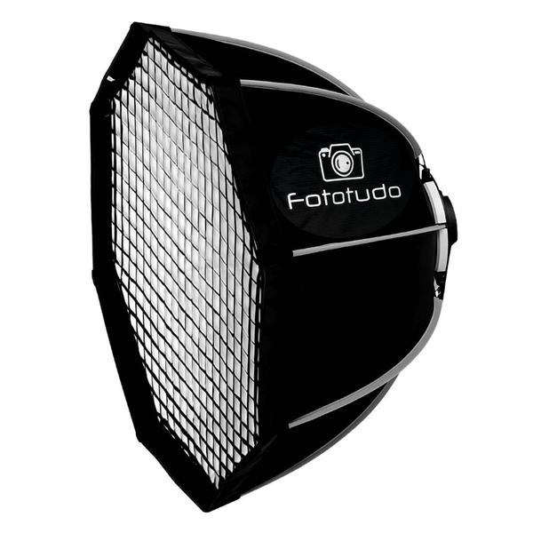 Softbox Octabox Fototudo 65 com encaixe Bowens E Colmeia Imagem de Softbox Octabox Fototudo 65 com encaixe Bowens E Colmeia