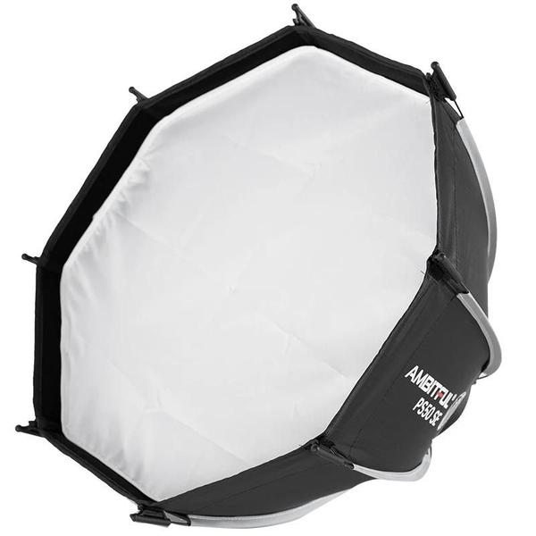 Imagem de Softbox Octagonal 30cm/55cm com Grade de Favo de Mel para Flash LED - Bowens Mount