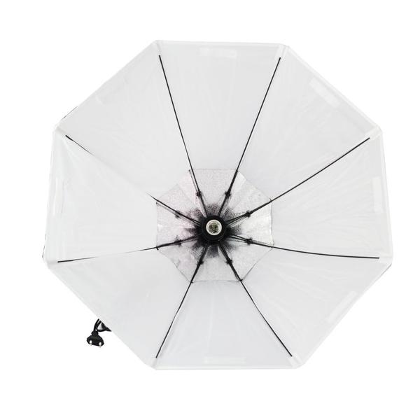 Imagem de Softbox Octagonal 70cm com Trava de Abertura e Bolsa Branco e Preto