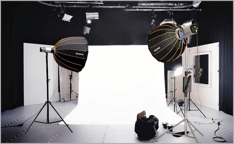 Imagem de Softbox Octagonal NiceFoto 120cm com Grade e Montagem Bowens S