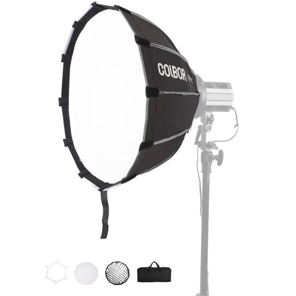 Imagem de Softbox Parabólico Bowens 45cm Colbor Bp45 Montagem Rápida