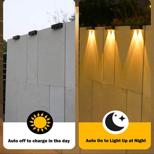 Imagem de Solar Deck Lights ASLIDECOR, pacote com 4, branco quente, impermeável