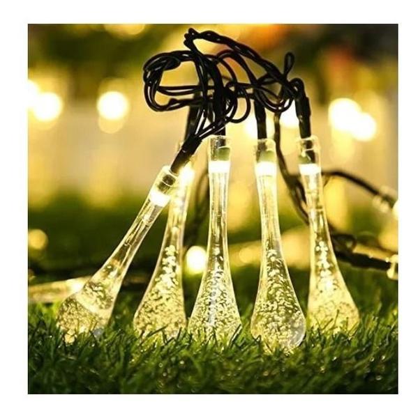 Imagem de Solar Garland Fairy Drops 30 LED, pacote x2 de 7 m