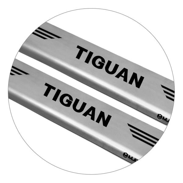 Imagem de Soleira Aço Inox Escovado Porta Original Mult Tiguan 2015