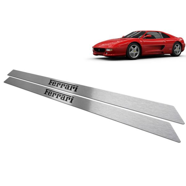 Imagem de Soleira De Porta Aço Inox Escovado Ferrari F355 1994 A 2001