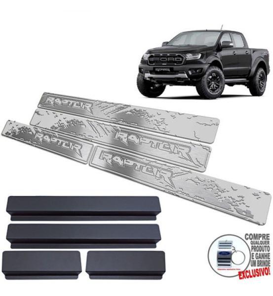 Imagem de Soleira De Porta Baixo Relevo Ford Ranger Raptor 2019 a 2023