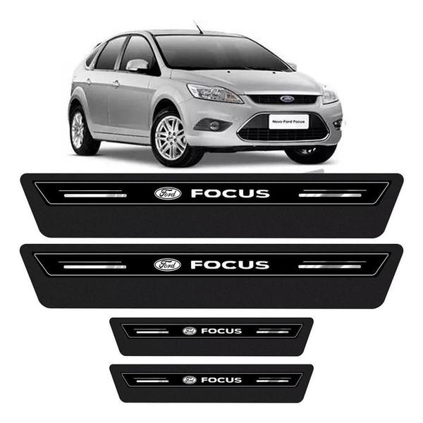 Imagem de Soleira De Porta Focus Preto Platinum 8 Peças