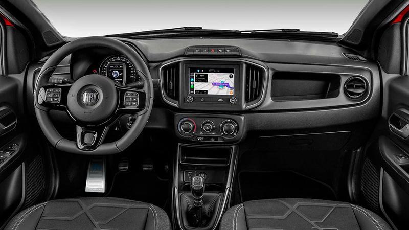 Imagem de Soleira + Descanso Fiat Strada Mopar Prata Alto Relevo