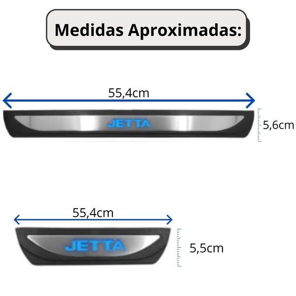 Imagem de Soleira Jetta Led Azul 2020 2021 2022