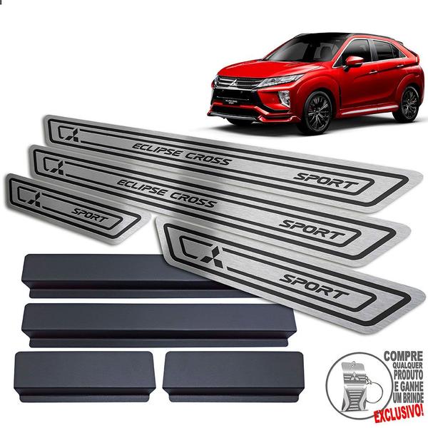 Imagem de Soleira Mitsubishi Eclipse Cross Sport Preto Baixo Relevo