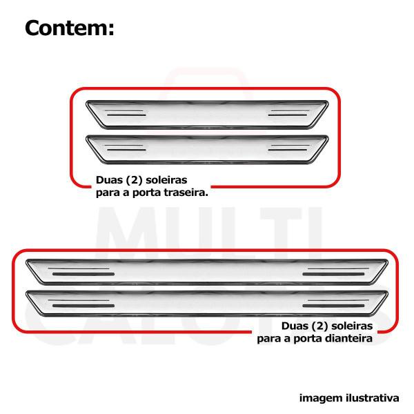 Imagem de Soleira Platinum Fiat Idea 2005 2006 2007 a 2014 2015 2016