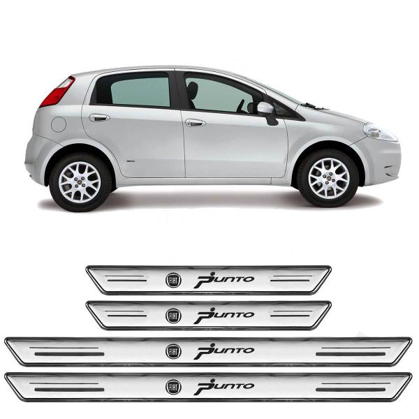 Imagem de Soleira Platinum Fiat Punto 2007 2008 2009 2010 2011 2012