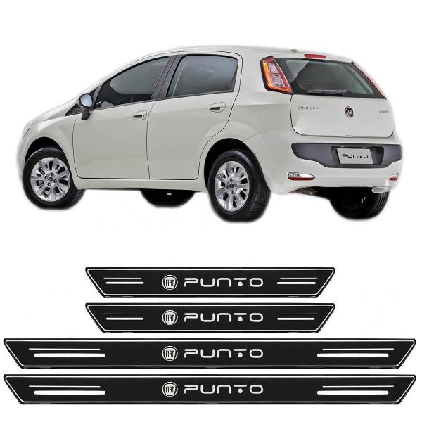 Imagem de Soleira Platinum Fiat Punto 2012 2013 2014 2015 2016 2017