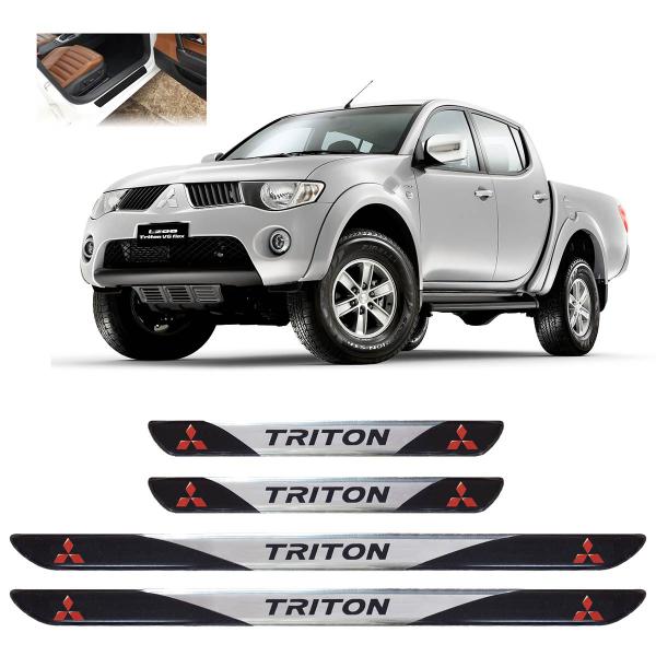 Imagem de Soleira Porta Mitsubishi L200 Triton Todos Resinado Sr01075