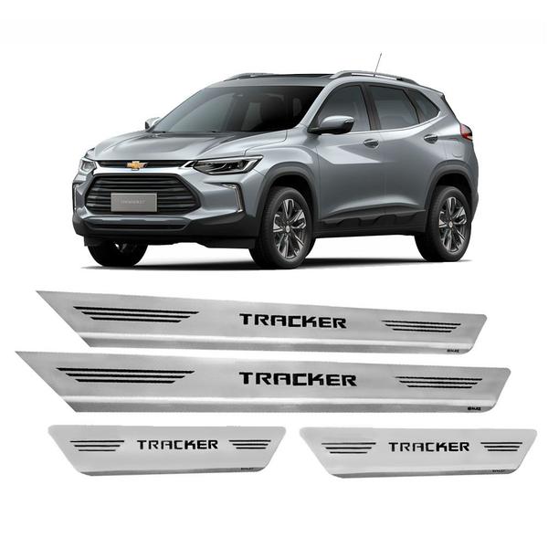 Imagem de Soleira Premium Aço Inox Tracker 2020/2022 Mult