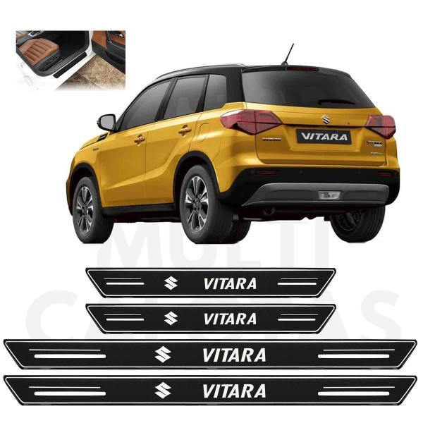 Imagem de Soleira Premium Suzuki Vitara 2020 2019 2018 2017 Resinado