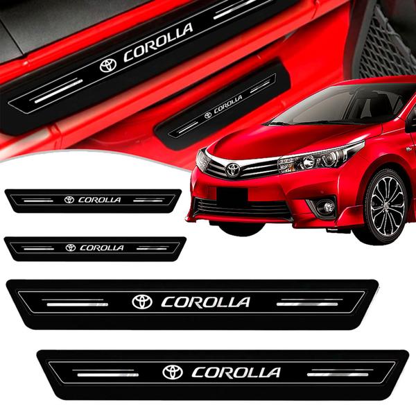 Imagem de Soleira Protetor Porta Platinum Toyota Corolla 2014 2015 2016 2017 2018 2019