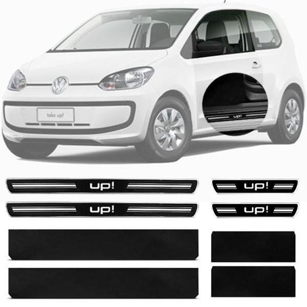 Imagem de Soleira Resinada Premium Volkswagen Up! Up 2014 15 16 17 18 4 Portas