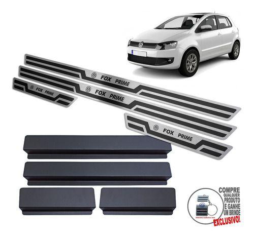 Imagem de Soleira Volkswagen Fox Prime 2010 A 2014 Preto Alto Relevo