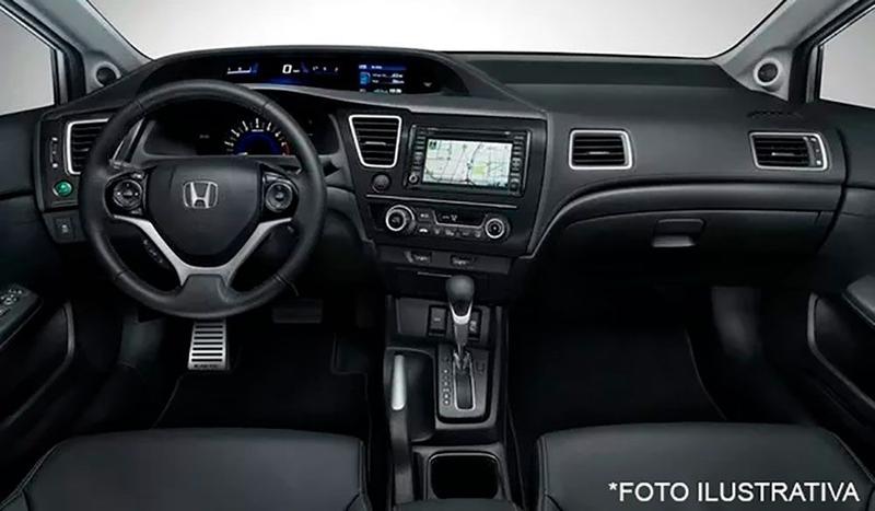 Imagem de Soleiras Alto Relevo + Descanso Aco Inox Honda Civic 12/16